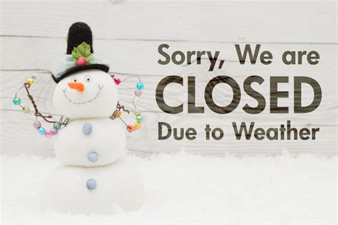 Closing Due To Weather Images Browse Stock Photos Vectors And