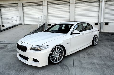 Diamond White BMW 535i With Ground Effects and Niche Wheels — CARiD.com ...