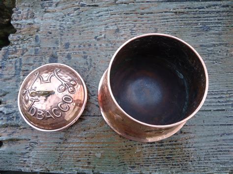 Antiques Atlas Arts Crafts Copper Tobacco Jar