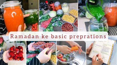 Pre Ramadan Preparations Ideas To Save Time Ramadan Make And