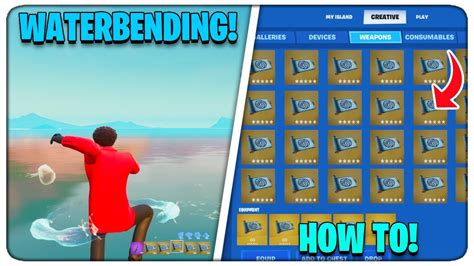 How To Get Waterbending Mythic In Fortnite Creative Youtube