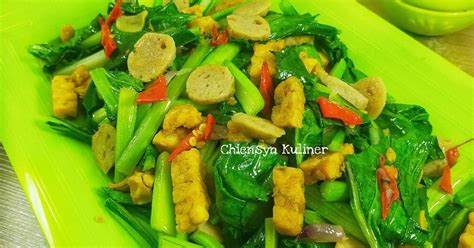 Resep Tumis Sawi Tempe Oleh Chiensyn Kuliner Cookpad