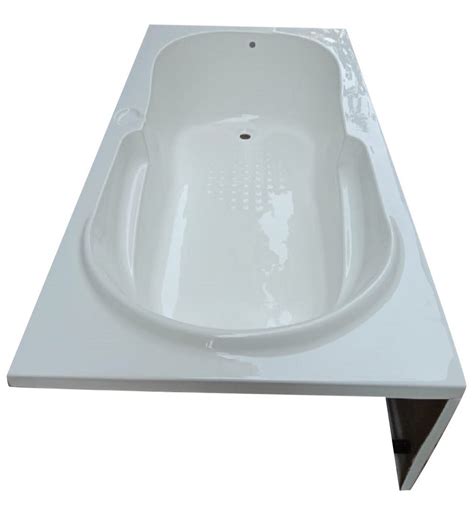 White Acrylic Bathtub For Bathroom 3 X 7 X 1 5 Feet W X L X H At