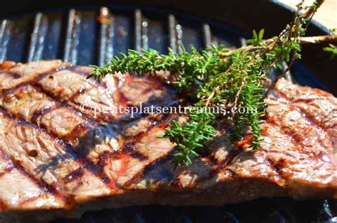 Recette de faux filet grillé Petits Plats Entre Amis