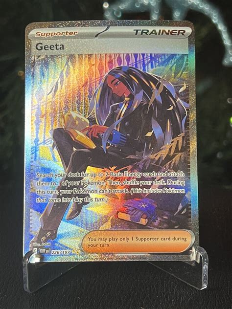 X Pok Mon Tcg Geeta Sv Obsidian Flames Holo Special