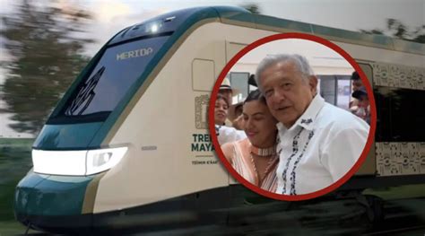 AMLO hace recorrido de Mérida a Campeche en el Tren Maya