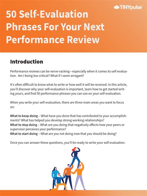 50 Self-Evaluation Phrases For Your Next Performance Review | PDF