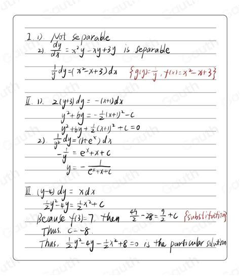 Solved I Determine Whether Each Of The Following Differential