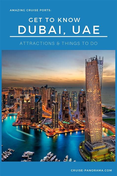 the front cover of an amazing guide to get to know dubai, uae ...