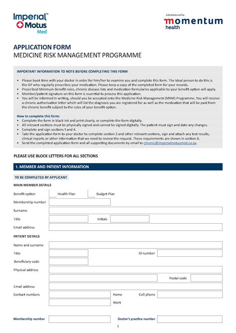Imperial Motus Med - Chronic Medication Management Programme