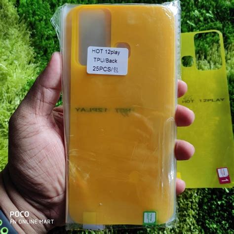 Infinix Hot Play Crystal Clear Thin Anti Scratches Hydrogel Film