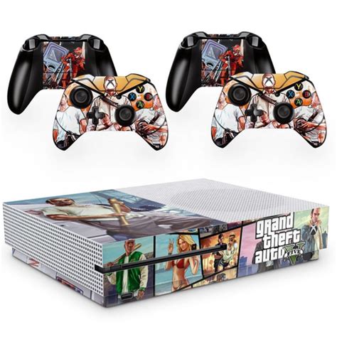 Skin Adesivo Protetor Para X Box One S E Controles Grand Theft Auto Gta