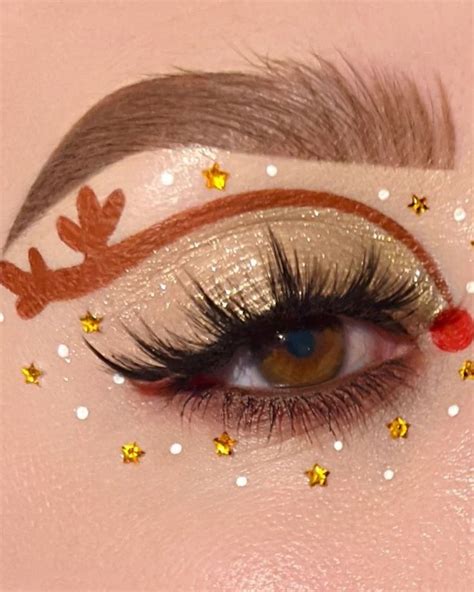 Christmas Eyeshadow Look Rudolph Make Up Eye Make Up Bonito