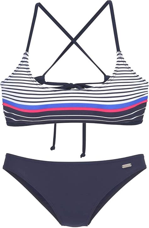 Bademode Venice Beach Damen Bustier Bikini Amazon De Bekleidung