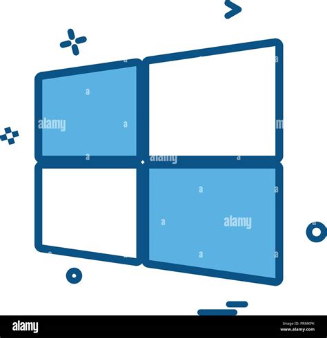 Windows icon design vector Stock Vector Image & Art - Alamy