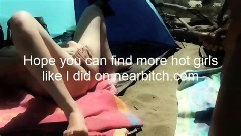 Dirty Slut Has Public Sex On The Beach And Gets Cum On Her Pussy