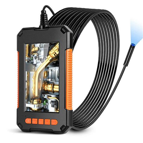 Coaye Industrial Camera 1080P 4 3in Screen Borescope Inspection Camera