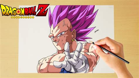 Drawing Vegeta Ultra Ego How To Draw Vegeta Ultra Ego Step By Step