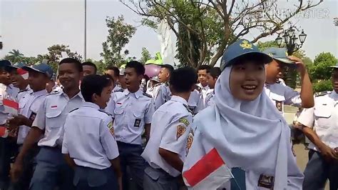 Smk Pn Purworejo Terheboh Dalam Menyambut Kedatangan Presiden Jokowi