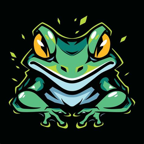 Frog Head Mascot Logo For Esport Frog T Shirt Design Frog Logo Frog