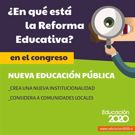 Educación en fácil En qué está la reforma educativa Educación 2020