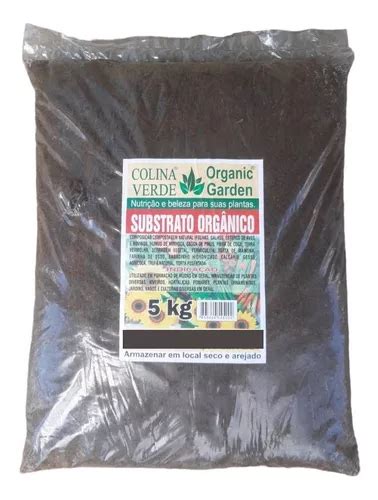 Substrato Orgânico 5kg Para Plantas Jardins Hortaliças Mudas MercadoLivre