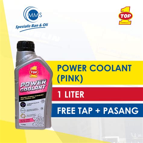 Jual Pendingin Radiator TOP 1 Power Coolant Pink 1 Liter Shopee Indonesia