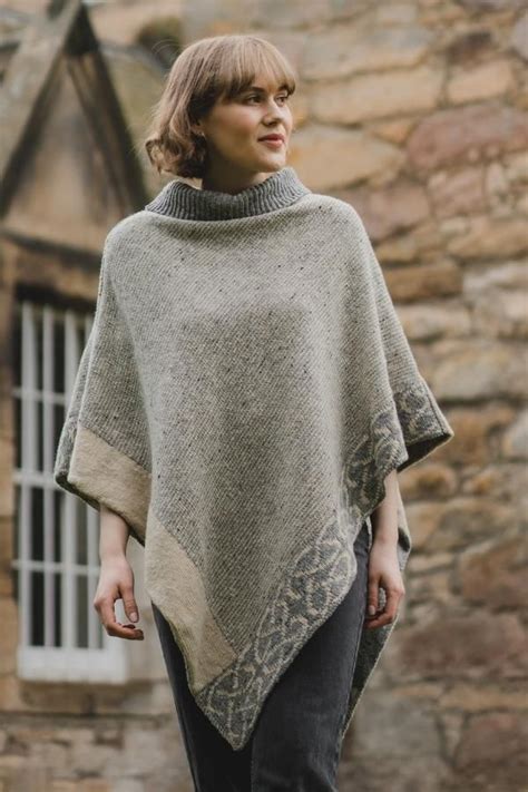 Mist Donegal Mull Cape Bill Baber Knitwear