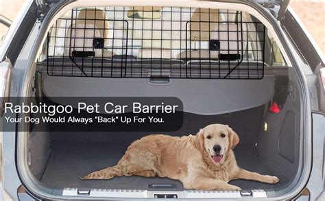 Rabbitgoo Dog Car Barrier For Suvs Large Pet Car Gate