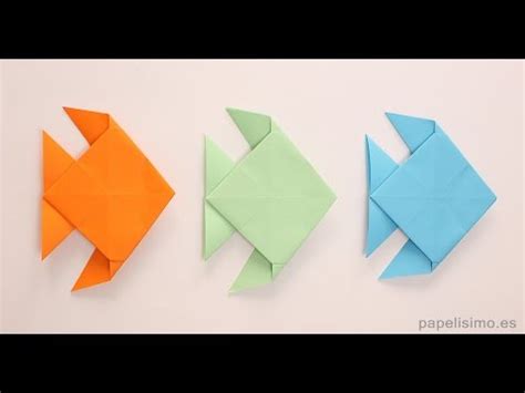 C Mo Hacer Pez De Papel Origami Papiroflexia Muy F Cil Youtube