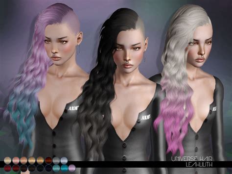 Universe Hair For Ts By Leahlillith By The Sims Resource Sims Hairs