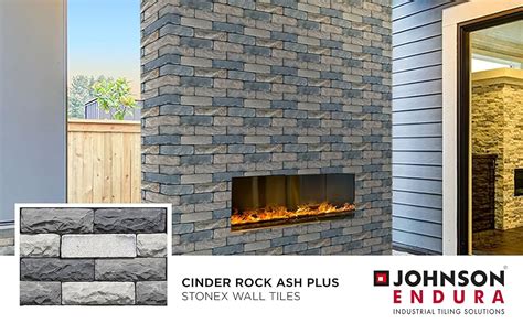 Johnson Endura Cinder Rock Ash Plus Digital Vitrified Interiors