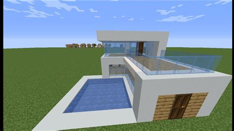 Como Hacer Una Epica Casa Moderna En Minecraft Youtube