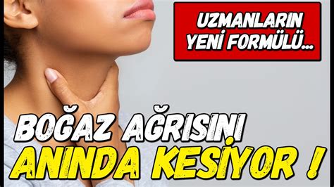 boğaz ağrısına ne iyi gelir