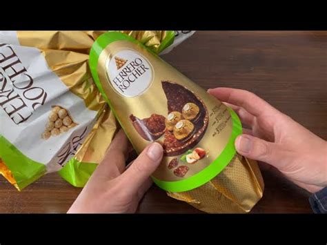 Asmr Unwrapping Ferrero Rocher Easter Egg Crinkles Tapping