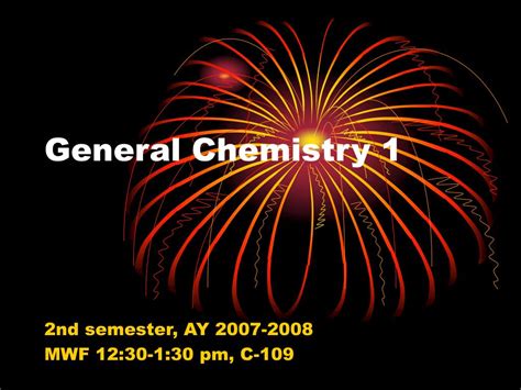 Ppt General Chemistry 1 Powerpoint Presentation Free Download Id