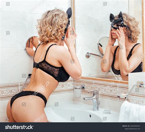 Naked Slim Blonde Cat Images Stock Photos And Vectors Shutterstock