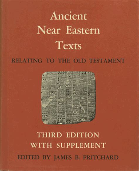 Ancient Near Eastern Texts Relating to the Old Testament with