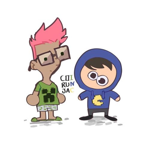 Pac And Mike Fanart QSMP Arte Personagens Desenhos De Youtubers