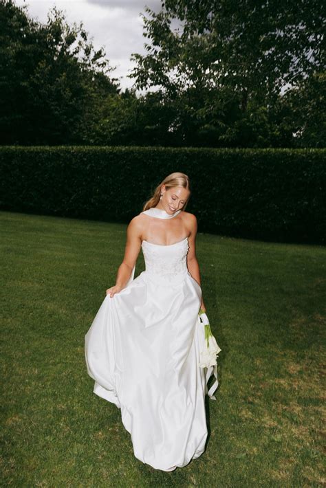 Silk Satin Bridal Scarf | Gown + Altar