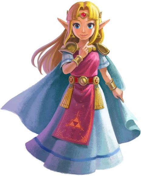 Princess Zelda - Characters & Art - The Legend of Zelda: A Link Between ...