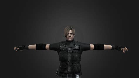 Re4 Leon S Kennedy With Vest Armor 3d Model Download Free 3d Model By Tremolo1404 19673a7