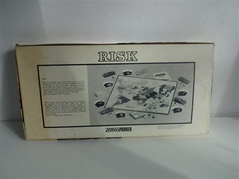 Vintage 1975 Risk Board Game By Parker Brothers Etsy