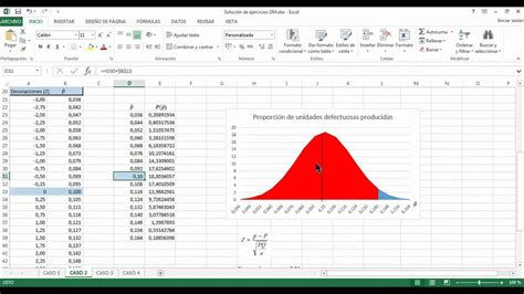 Caso 2 DistribuciÓn Muestral De La ProporciÓn En Excel Youtube