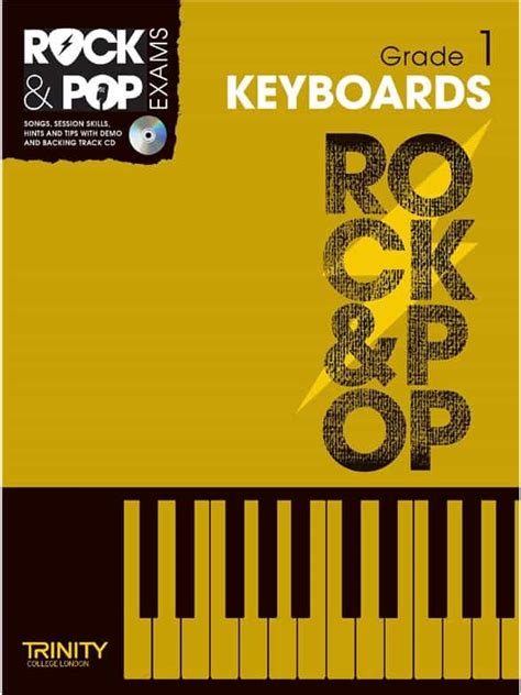 Trinity Rock And Pop Keyboards Grade 1 And Cd Soundshopie