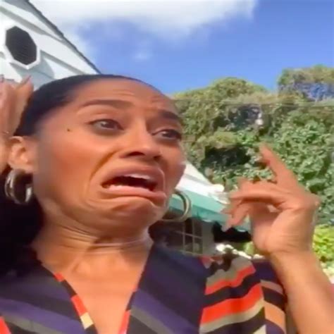 Tracee Ellis Ross Scared By Bugs In Funny Video