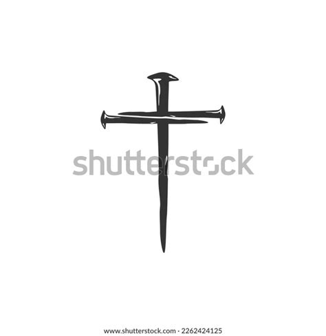 Cross With Nails Svg Christian Svg Cross Svg Jesus Svg Jesus