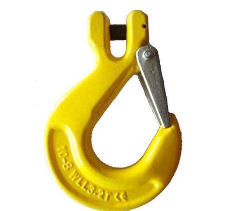 Electric Galvanized Eye Slip Hook With Safety Latch Rigging Hardware