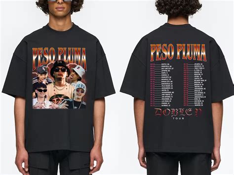 Peso Pluma Tour Shirt Peso Pluma Doble P Tour 2023 Shirt Peso Pluma