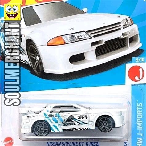 Putih Hotwheels Nissan Skyline Gt R R R White Godzilla R R R Hot Wheels